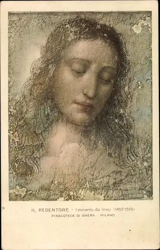 Künstler Ak Leonardo da Vinci, Il Redentore, Jesusbildnis