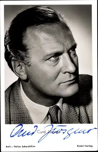 Ak Schauspieler Curd Jürgens, Portrait