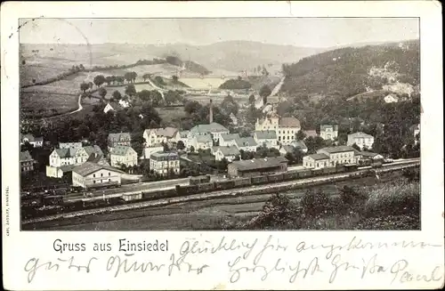 Ak Einsiedel Chemnitz, Gesamtansicht