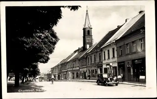 Ak Chotěboř Chotieborsch Region Hochland, Namesti