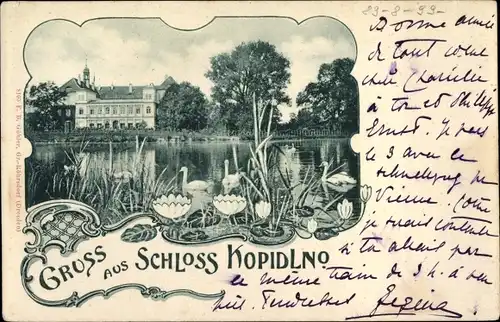 Ak Kopidlno Copidlen Kopidelau Region Königgrätz, Schloss