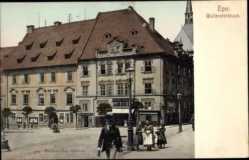 Ak Cheb Eger Region Karlsbad, Wallensteinhaus