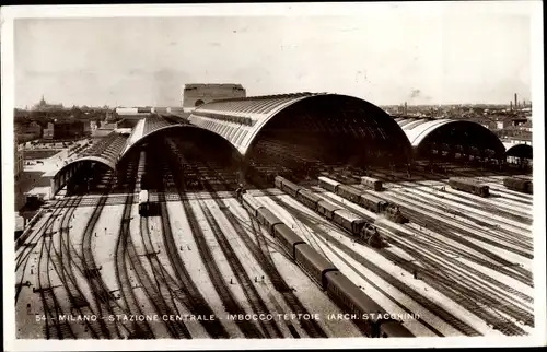 Ak Milano Mailand Lombardia, Stazione Centrale