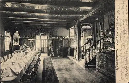 Ak Heiligenblut am Großglockner in Kärnten, Rupertihaus-Speisesaal