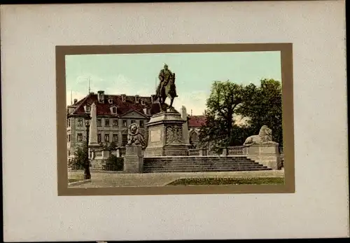 Ak Stuttgart in Württemberg, Denkmal Kaiser Wilhelms I.