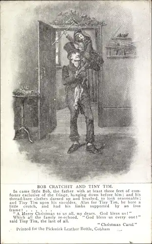 Ak Bob Cratchit and Tiny Tim, In came little Bob, the father wit at least...