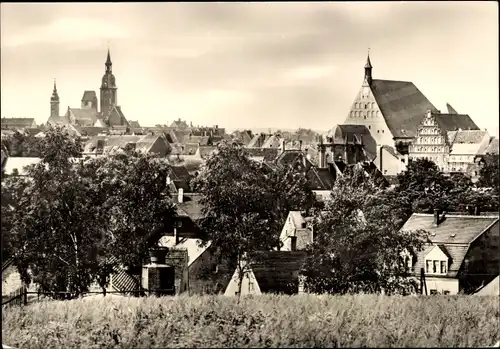 Ak Freiberg in Sachsen, Blick auf Petrikirche und Dom