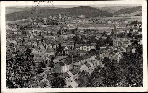 Ak Aue im Erzgebirge Sachsen, Panorama