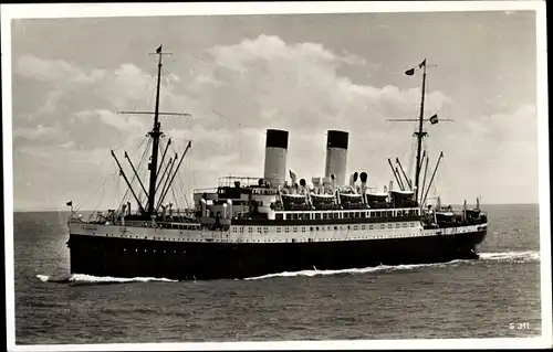 Ak Zweischrauben Motorschiff MS Monte Olivia, HSDG