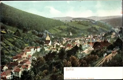 Ak Ruhla in Thüringen, Panorama