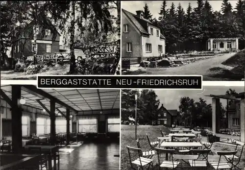 Ak Affalter Lößnitz im Erzgebirge, Berggaststätte Neu Friedrichsruh