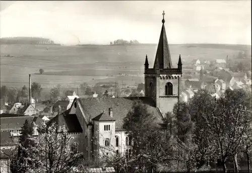 Ak Eppendorf in Sachsen, Ortsansicht mit Kirche