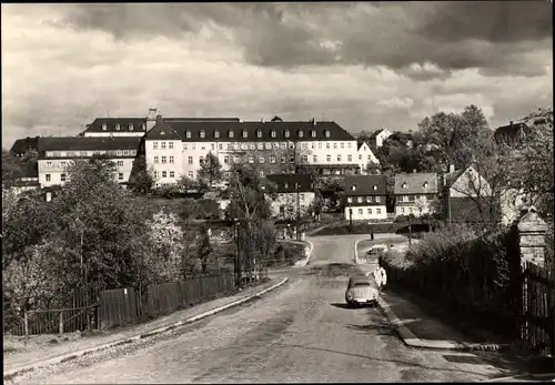 Ak Stollberg im Erzgebirge, Kreiskrankenhaus, Außenansicht