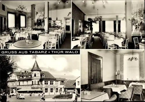 Ak Tabarz im Thüringer Wald, Kurhotel Deutscher Hof, Hans Naundorf KG, Innenansichten