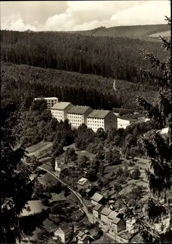 Ak Luisenthal im Thüringer Wald, Blick vom Kienberg auf das FDGB-Erholungsheim Adolf Deter