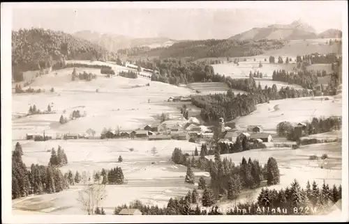 Foto Ak Petersthal Oy Mittelberg Allgäu, Panorama