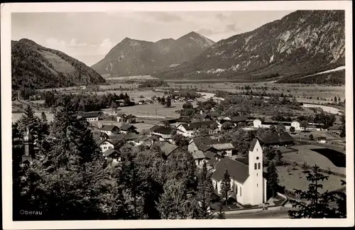 Ak Oberau Berchtesgaden in Oberbayern, Panorama