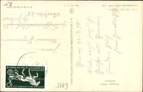 Ak Themar Thüringen, Rathaus