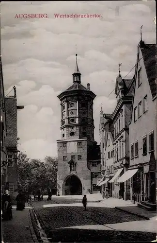 Ak Augsburg in Schwaben, Wertachbruckertor