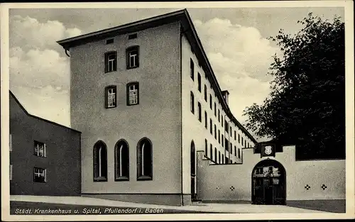 Ak Pfullendorf in Baden, Städt. Krankenhaus und Spital