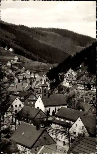 Ak Willingen im Upland Waldeck Hessen, Teilansicht