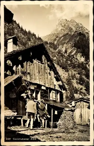Ak Gerstruben Oberstdorf im Oberallgäu, Gerstrubener Alpe mit Höfats