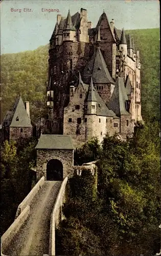Ak Wierschem an der Mosel, Burg Eltz, Eingang
