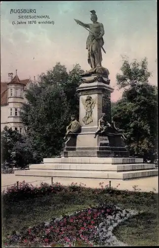 Ak Augsburg in Schwaben, Siegesdenkmal