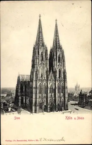 Ak Köln am Rhein, Dom