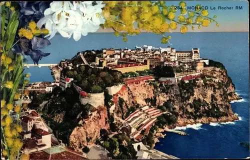 Ak Monte Carlo Monaco, Le Rocher