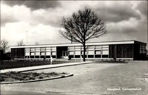 Ak Hoogland Amersfoort Utrecht Niederlande, Gemeentehuis