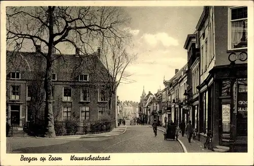 Ak Bergen op Zoom Nordbrabant Niederlande, Wouwschestraat