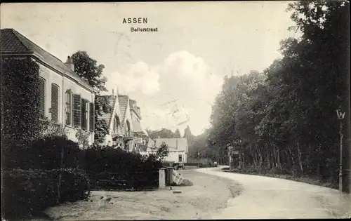 Ak Assen Drenthe Niederlande, Beilerstraat