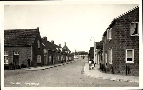 Ak Biervliet Zeeland Niederlande, Havenstraat