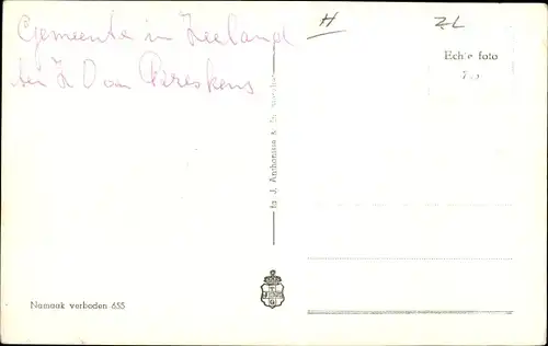 Ak Biervliet Zeeland Niederlande, Havenstraat