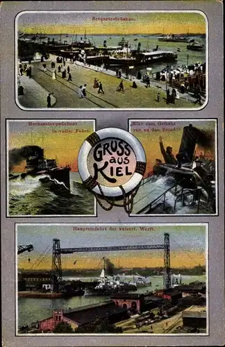 Ak Kiel, Seegartenbrücken, Hochseetorpedoboot, Werft