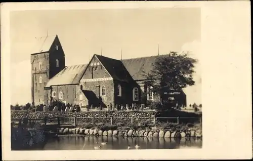 Ak Nieblum auf der Insel Föhr Nordfriesland, St. Johannis Kirche