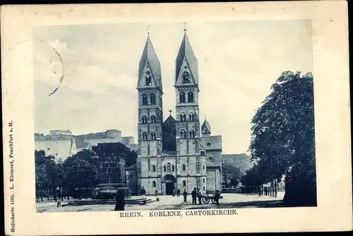 Ak Koblenz am Rhein, Castorkirche