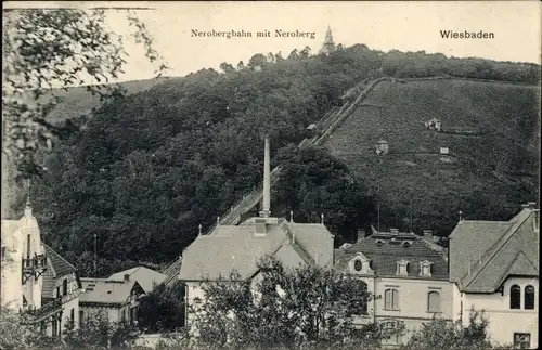 Ak Wiesbaden in Hessen, Neroberg, Nerobergbahn