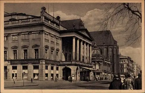 Ak Wrocław Breslau Schlesien, Stadttheater