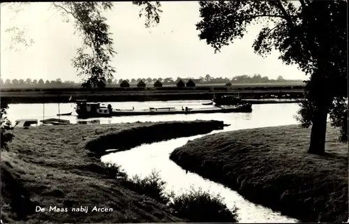 Ak Arcen Venlo Limburg Niederlande, de Maas