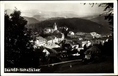 Ak Žacléř Schatzlar Region Königgrätz, Teilansicht