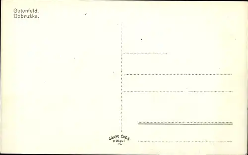 Ak Dobruška Gutenfeld Region Königgrätz, Gebäude