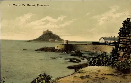 Ak Penzance Cornwall England, St. Michael's Mount