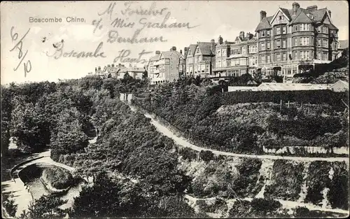 Ak Boscombe Bournemouth Dorset England, Blick auf den Ort, Chine