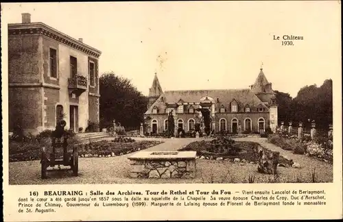 Ak Beauraing Wallonien Namur, Le Chateau