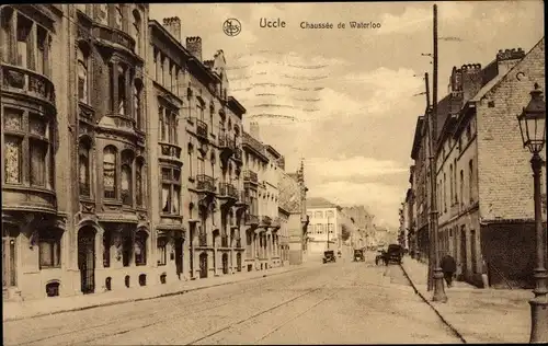 Ak Uccle Ukkel Brüssel, Chaussee de Waterloo