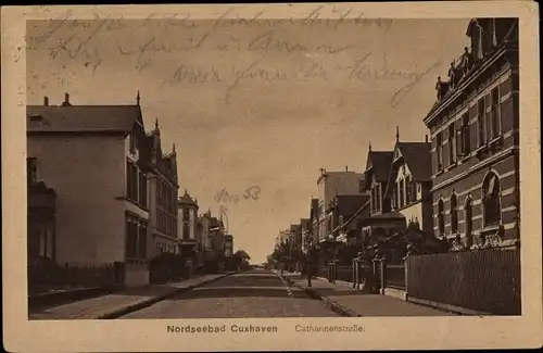 Ak Nordseebad Cuxhaven, Catharinenstraße