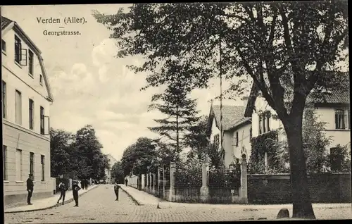 Ak Verden an der Aller, Georgstraße