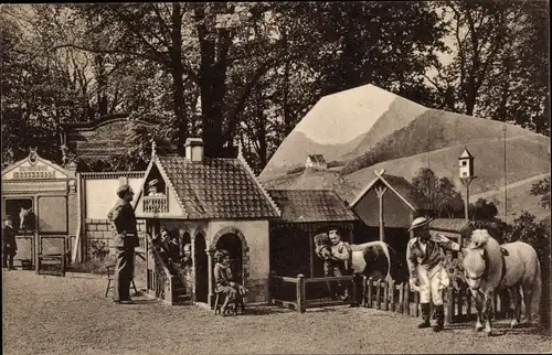 Ak Schaefer's Märchenstadt Lilliput, Pony